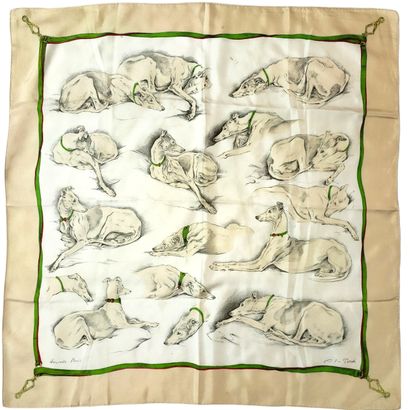 HERMES Paris

Square in silk twill printed...