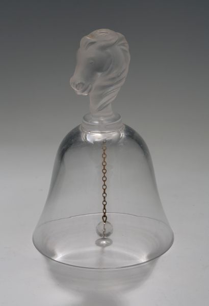 DANS LE GOUT DE LALIQUE - CLOCHETTE DE TABLE...