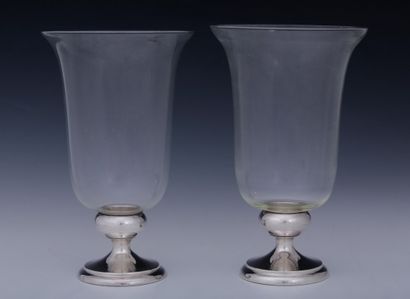 Philippe BARBIER (1927-2020) - PAIRE DE PHOTOPHORES...