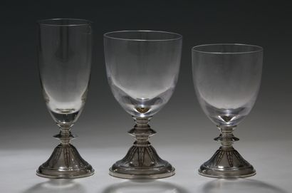 ETAINS DU MANOIR - FRANCE - SERVICE DE VERRES...