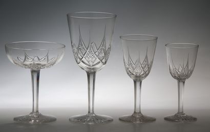 BACCARAT - MODELE EPRON - PARTIE DE SERVICE...