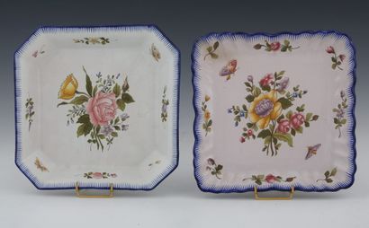 CHAROLLES MOLIN - DEUX DRAGEOIRS RECTANGULAIRES...