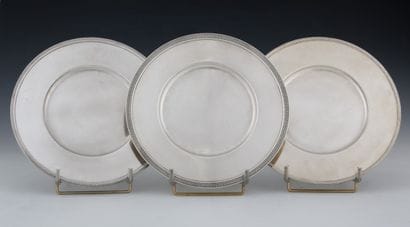 CHRISTOFLE - MALMAISON, PEARL AND CROSSED...