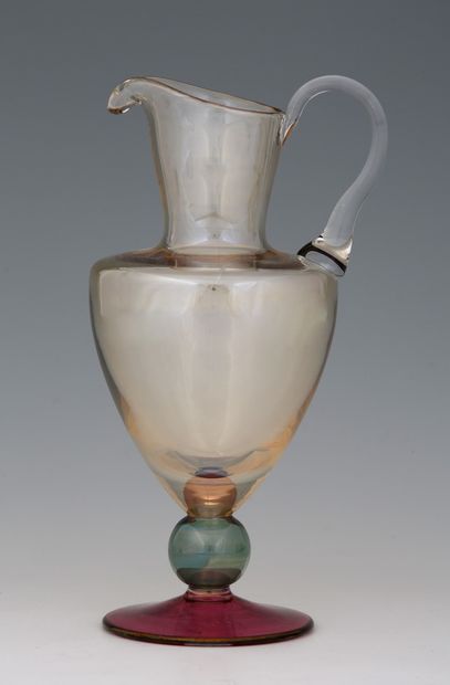 MURANO - BROC DE FORME NEOCLASSIQUE en verre...