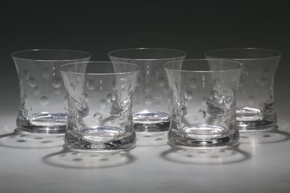 SAINT-LOUIS - MODELE BUBBLE - 5 VERRES A...