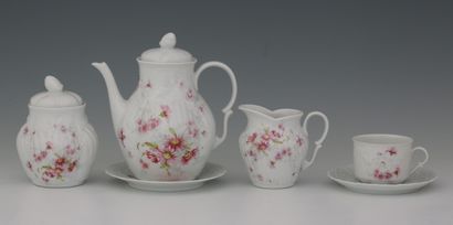 CHASTAGNER LIMOGES - 15 PIECES TEA-SERVICE...