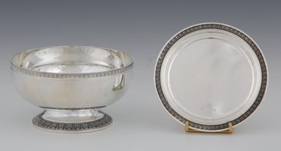 CHRISTOFLE MODEL MALMAISON - SMALL SILVERED...