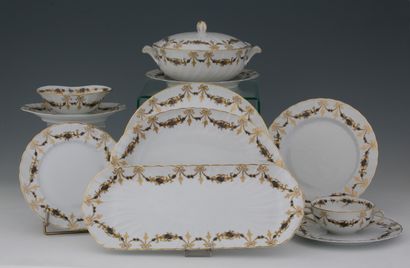 L. BERNARDAUD LIMOGES FOR CHRISTOFLE MARIE-THERESE...