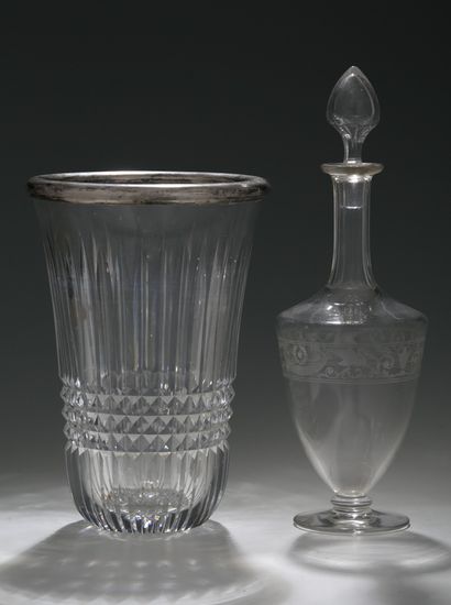 BACCARAT for Cognac Croizet - Crystal CARAF...