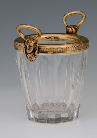 MARTIN BENITO - SEAU A GLACONS en cristal...