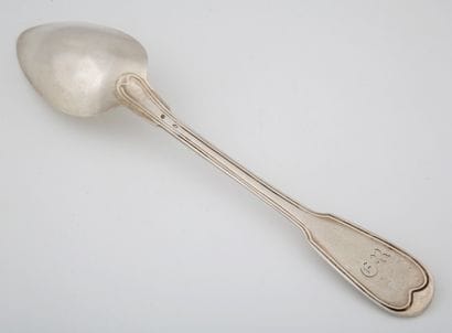 RAGOUT SPOON in silver 950 Millièmes XIXème...