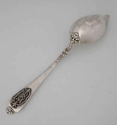 CUILLERE A SAUCE GRAS-MAIGRE en argent Minerve...