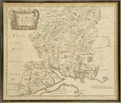 TROIS CARTES - Angleterre XVII et XVIIIème...