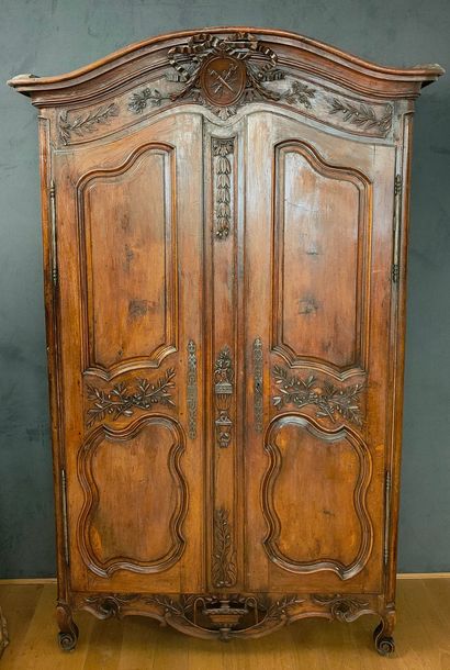 ARMOIRE DE MARIAGE - Provence XVIIIème Siècle...