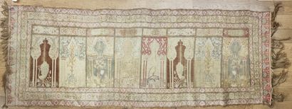 TAPIS CESARE (chaîne, trame et velours en...