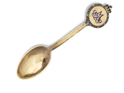 CUILLERE COMMEMORATIVE du couronnement de...