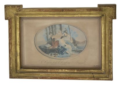 CINQ GRAVURES DES XVII, XIX ET XXème SIECLES...