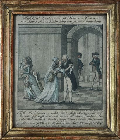 GRAVURE EN COULEURS Allemagne Fin du XVIIIème...