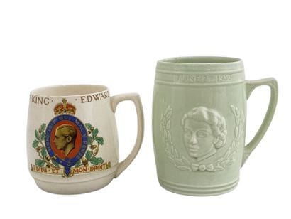 Commemorative cup of the coronation of Edward...