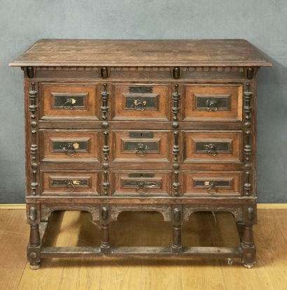 COMMODE - Angleterre Début du XVIIIème Siècle...