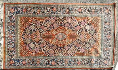 TAPIS KESCHAN (chaîne et trame en coton,...