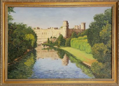 ECOLE ANGLAISE MODERNE

Vue du château de...