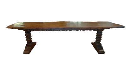 GRANDE TABLE CONVENTUELLE de style Haute...