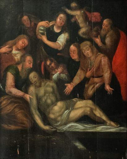 ECOLE DU XVIIème SIECLE

Mise au tombeau

HUILE...
