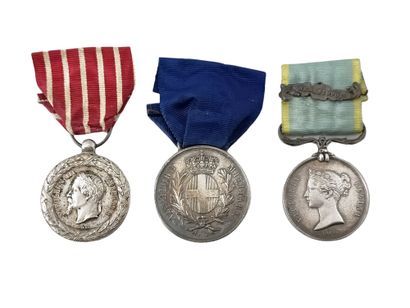TROIS MEDAILLES DU SECOND EMPIRE :

- VALEUR...