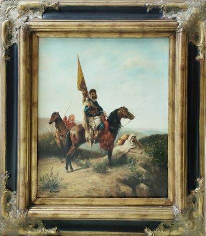 A. BERNAL (XXème Siècle)

Cavaliers arabes

HUILE...