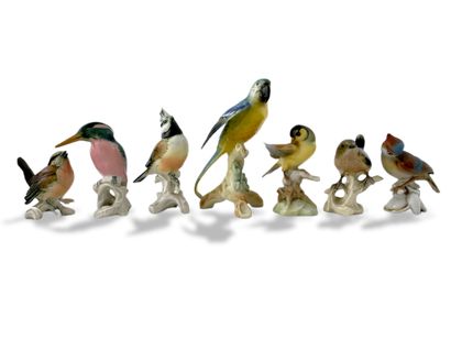 7 STATUETTES D'OISEAUX - ALLEMAGNE Deuxième...