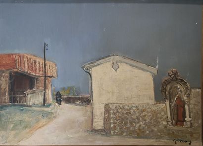 Jean VINAY (1907-1978)

Cycliste dans une...