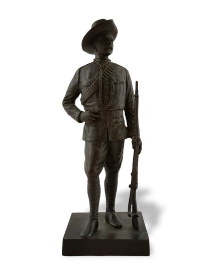 STATUETTE DE SOLDAT DE LA GUERRE DES BOERS...