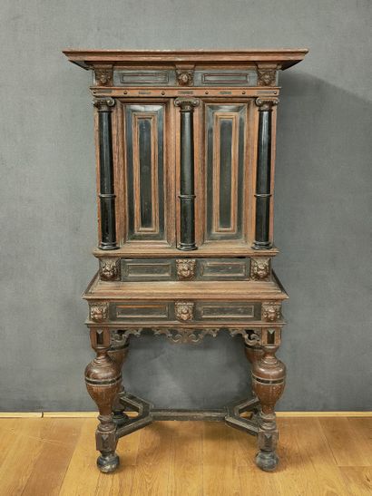 PETIT CABINET - Flandres XVIIème Siècle en...