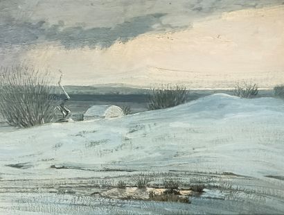 Jeremiah HOAD (1924-1999)

Paysage de neige

HUILE...
