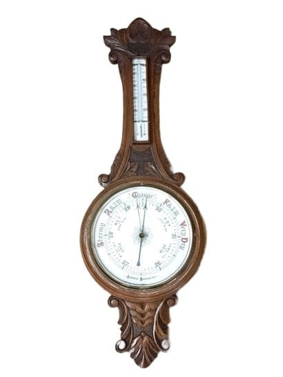 THERMOMETRE-BAROMETRE ANEROIDE - Angleterre...