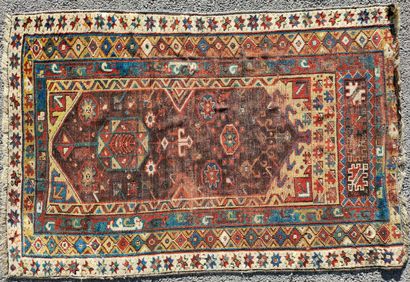TAPIS CAUCASIEN (chaîne, trame et velours...