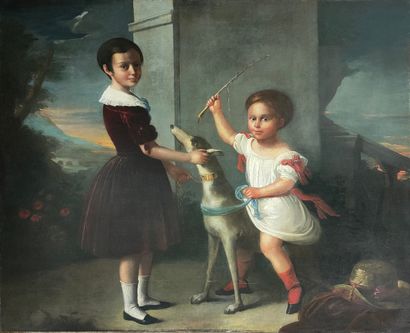ECOLE PROBABLEMENT ANGLAISE, Circa 1830-1840

Deux...