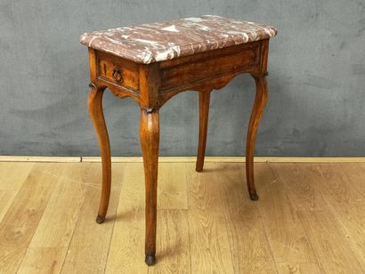PETITE TABLE A GIBIER d'Epoque Louis XV probablement...