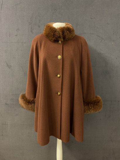 MIGUEZ CARTON CANNES - MANTEAU ample en laine...