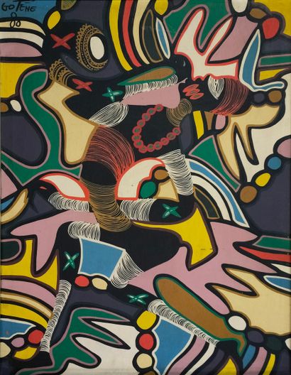 Marcel GOTENE (1939-2013)

Africaine dansant...