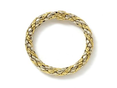 CHIMENTO

Bracelet souple 2 tons d'or 750...