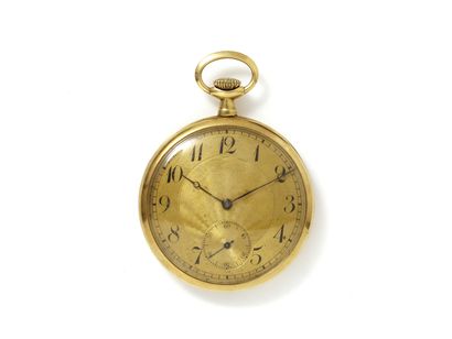 Montre de poche en 750 millièmes, cadran...