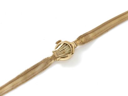 Montre bracelet de dame en or 750 millièmes,...