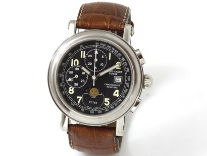 PICARD CADET

Montre chronographe en acier,...