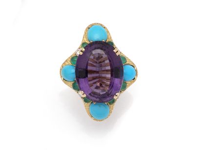 BOUCHERON

Bague en or 750 millièmes, ornée...