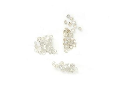 Lot de petits diamants brillantés, taille...