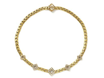 Collier articulé en or 750 millièmes composé...