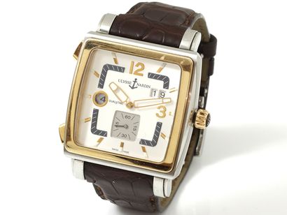 ULYSSE NARDIN ''QUADRATO DUAL TIME'' Edition...