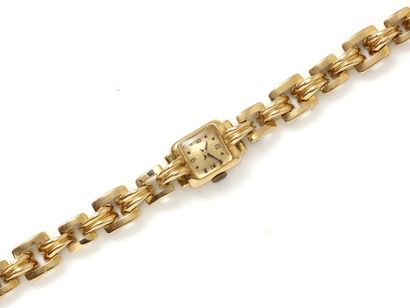 Montre bracelet de dame en or 750 millièmes,...
